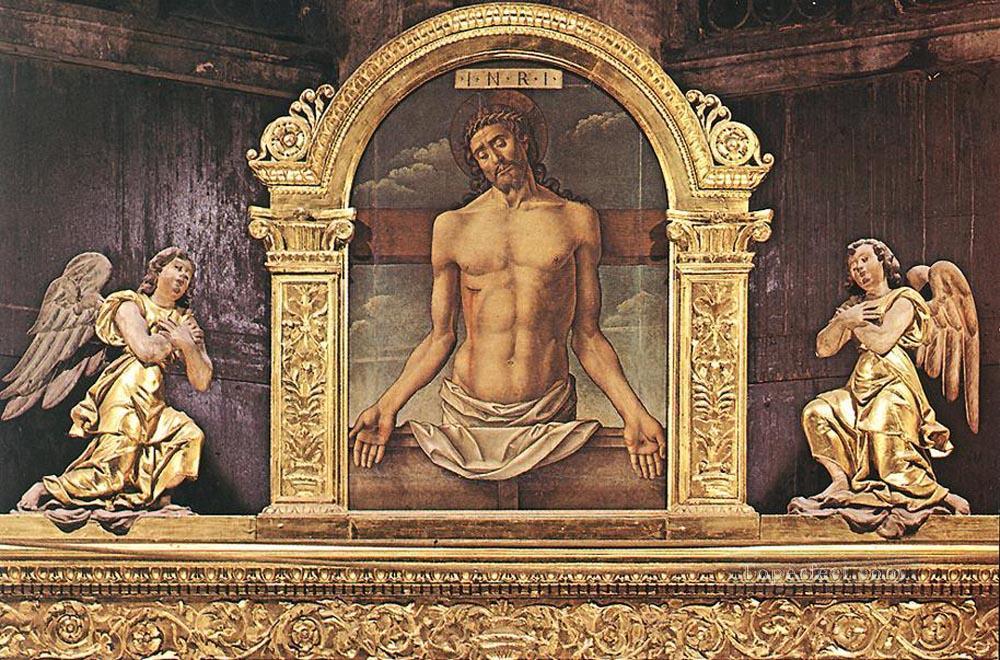 The Dead Christ Bartolomeo Vivarini Oil Paintings